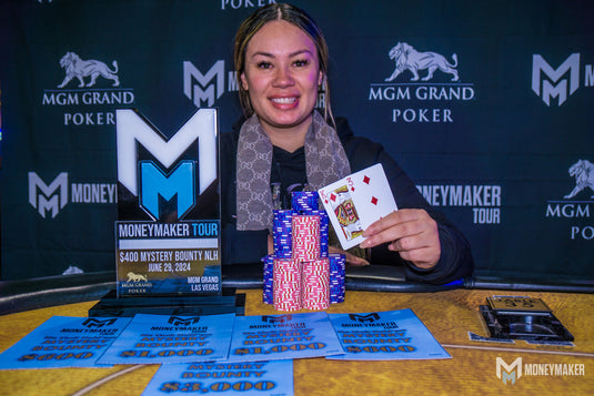 Aroha Ngata ($18,715) Wins One Day Mystery Bounty Outright