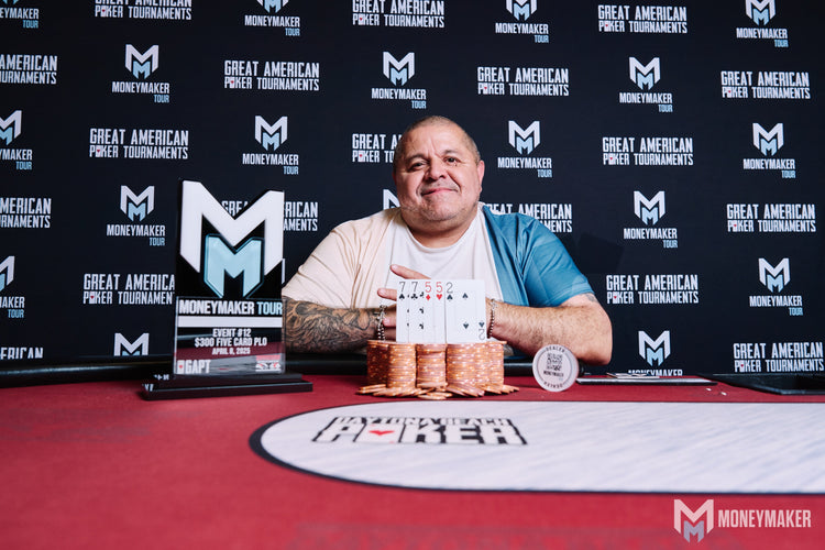 Dimas Martinez ($4,902) Wins Five Card PLO Event 12 Outright