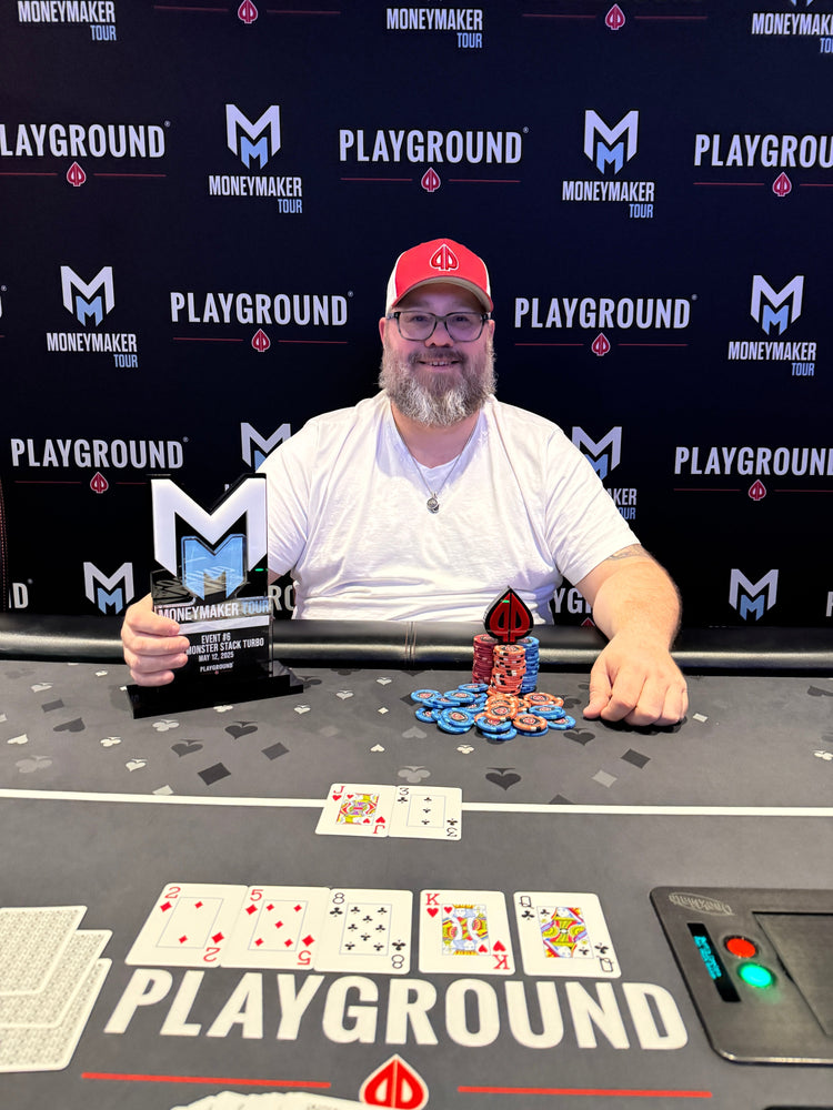 Bryan Robitaille-Frequet Wins Event 6 $150 Monster Stack NLH Turbo $8,000 GTD at Playground