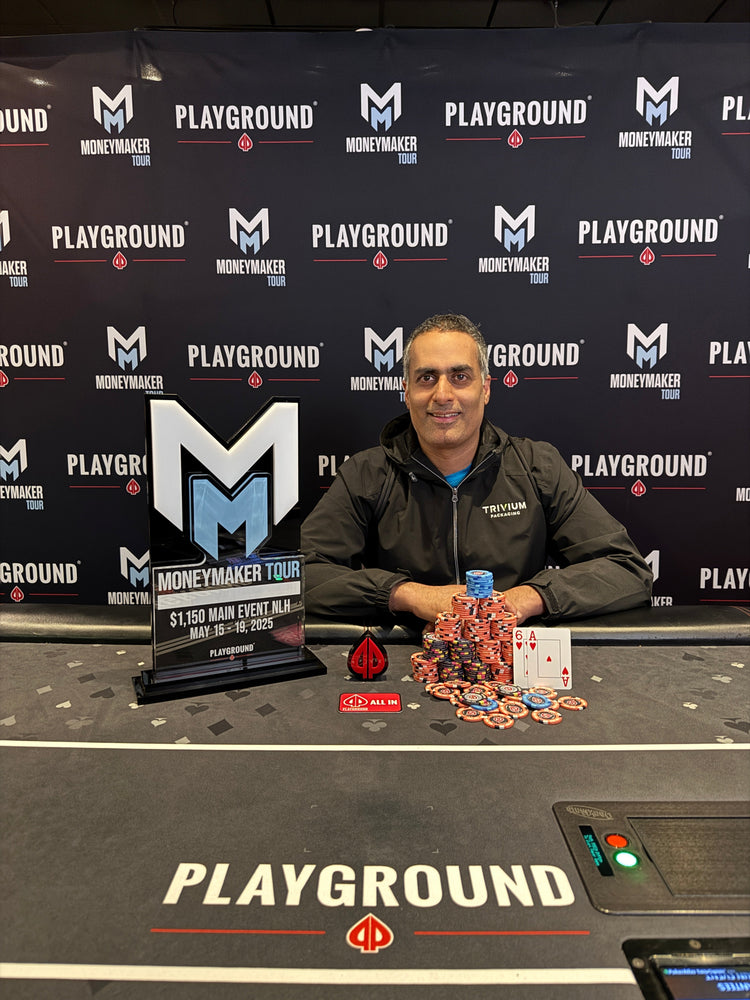 Feizal Satchu  Wins Event #15 $1,150 Moneymaker Main Event NLH (Re-Entry) $500,000cad GTD
