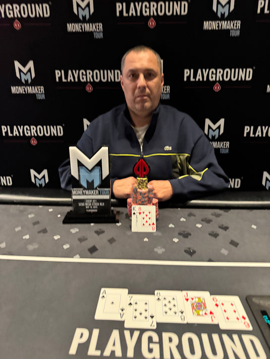 Ruslan Antoniuk Wins Event #21 $250 Moneymaker Mega Stack NLH (Re-Entry)