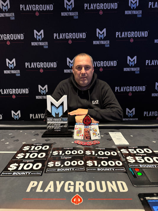 Ruslan Antoniuk Won Event #23 $300 Mystery Bounty NLH (Re-Entry)