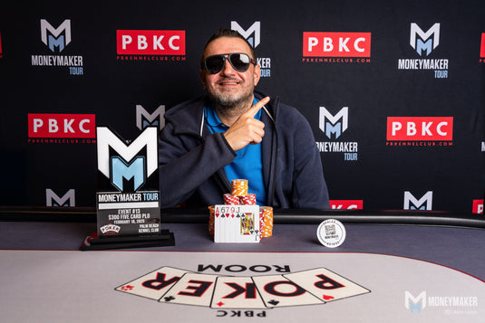 Eric Kolodny ($2,925) Takes Home First Moneymaker Trophy in 5 Card PLO