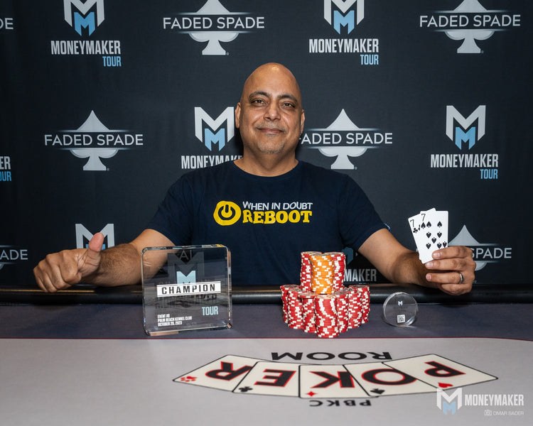 Raminder Singh ($3,296) Wins Second Moneymaker Trophy in Event #8