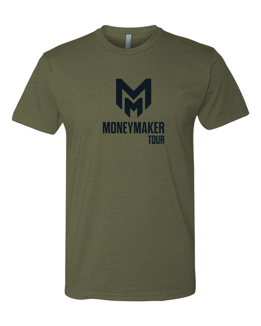 Moneymaker Tour Military Green Shirt