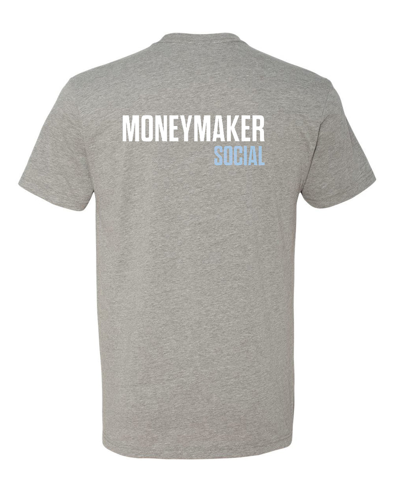 Load image into Gallery viewer, Moneymaker Social "MM" Gray Shirt
